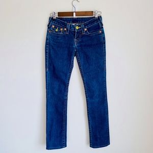 True Religion Slim Straight Leg Jeans Size 25